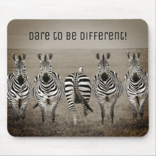 Dare to be different! Zebra Mouse Pad