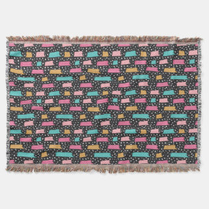 Dare To Be Wild, Just Like The Flowers Throw Blanket