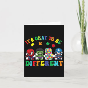 Dare To Be Yourself Shirt Autism Awareness Superhe Card