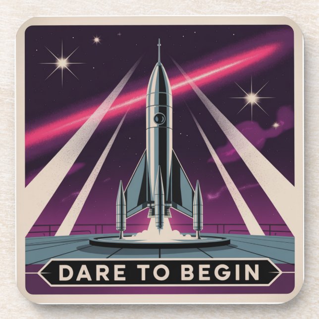 Dare To Begin Coaster (Front)