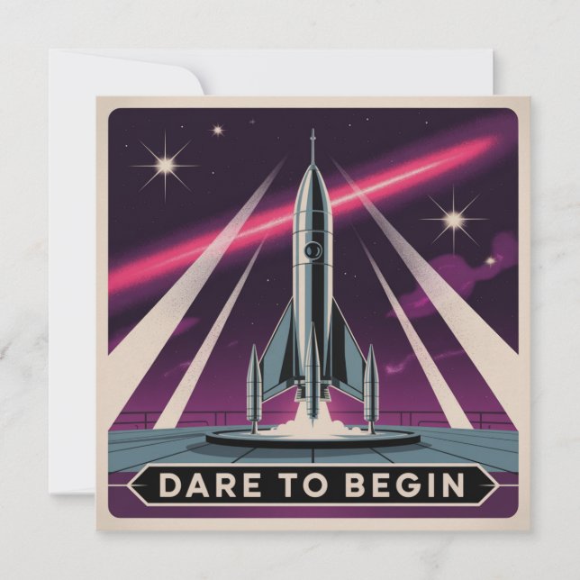 Dare To Begin Holiday Card (Front)