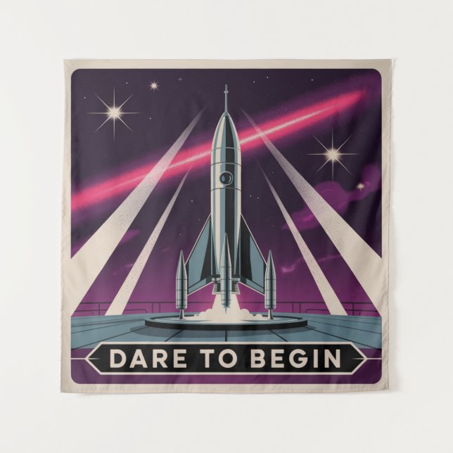 Dare To Begin Tapestry (Front)