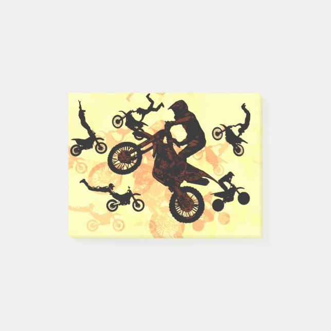 Dare to Fly - Motocross Stunts Post-it Notes (Front)