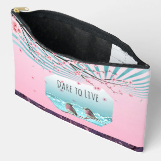 Dare to Live  Accessory Pouch