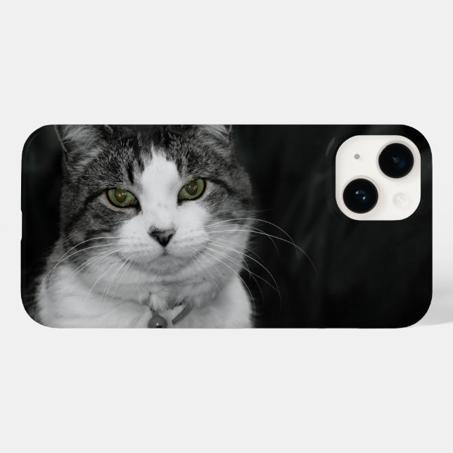 Dare to Look Into My Green Eyes iPhone Case (Back (Horizontal))