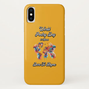 Dare to Rhyme. World Poetry Day.  Case-Mate iPhone Case