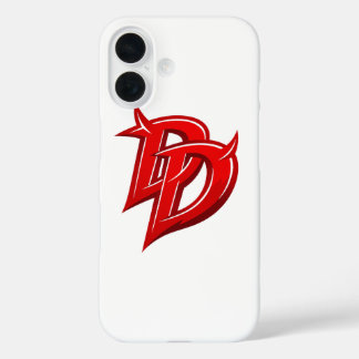 Daredevil inspired logo iPhone 16 case