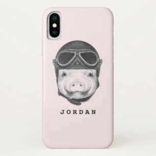 Daredevil Pig   Add Your Name Case-Mate iPhone Case