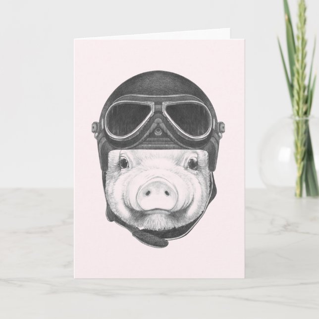 Daredevil Pig Card (Front)