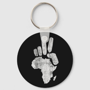 darfur africa peace hand key ring