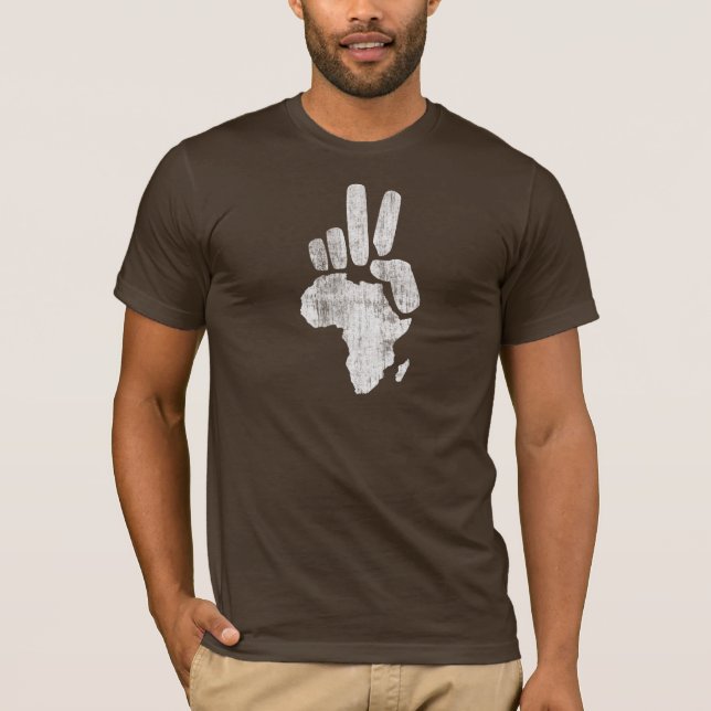 darfur africa peace hand T-Shirt (Front)