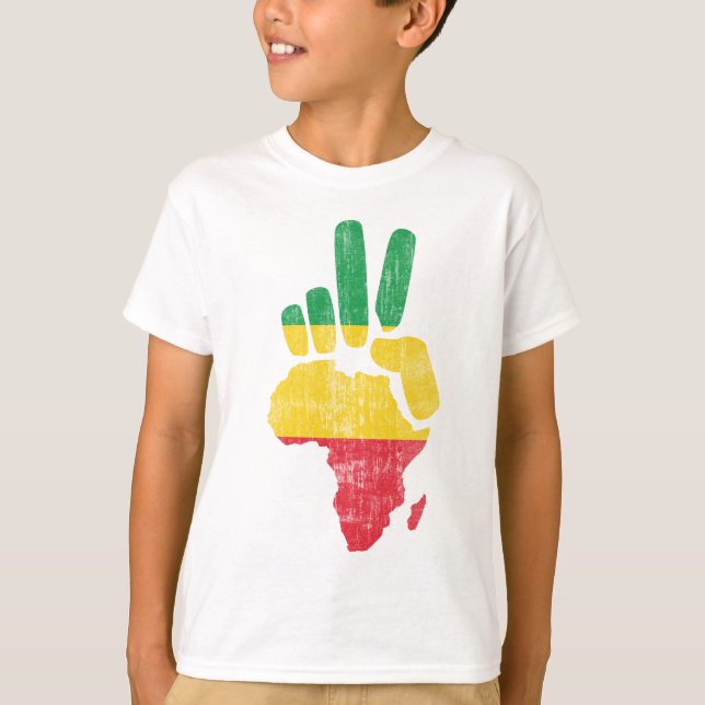 darfur africa peace hand T-Shirt (Front)