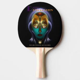 Daria Cyborg Queen Ping Pong Paddle