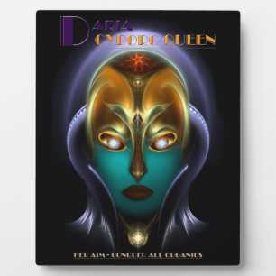 Daria Cyborg Queen Plaque