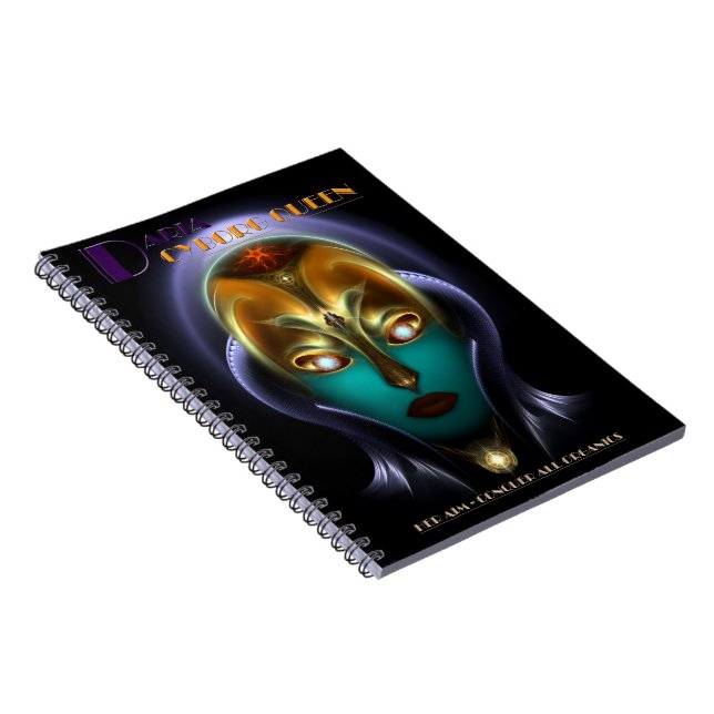Daria Cyborg Queen Spiral Notebook (Right Side)