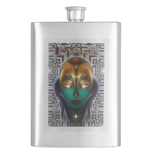 Daria Cyborg Queen Tech 8oz Classic Flask