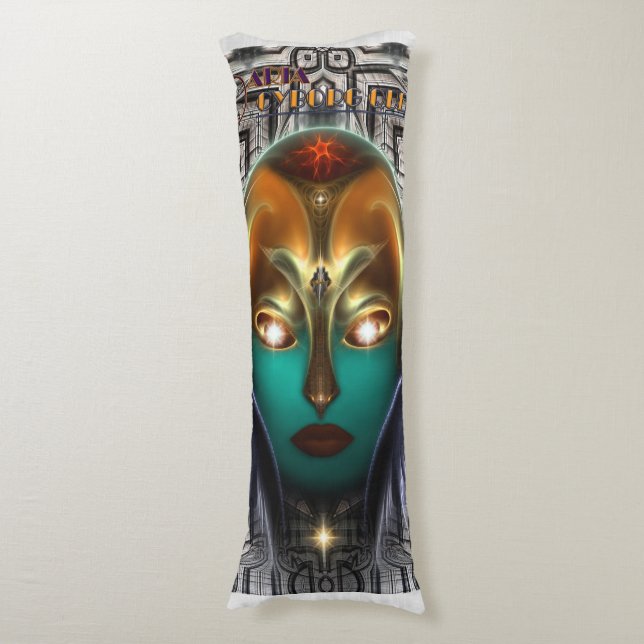 Daria Cyborg Queen Tech Body Pillow (Front Vertical)
