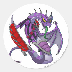Darigan Citadel Team Captain 2 Classic Round Sticker