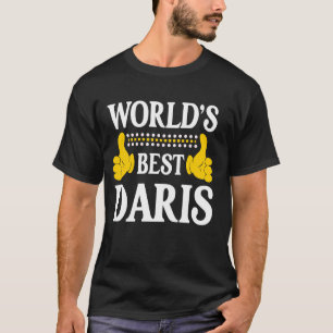 Daris Personal Name Funny First Name World's Best T-Shirt