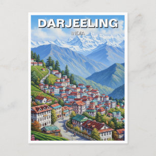 Darjeeling India  Postcard