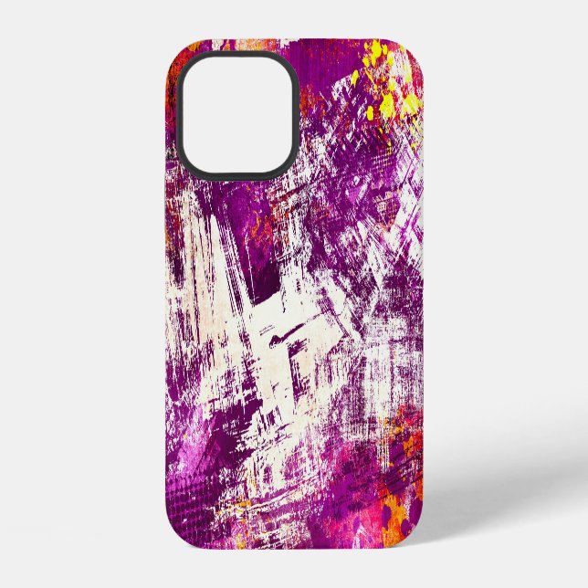 Dark Abstract Blots Background iPhone Case (Back)