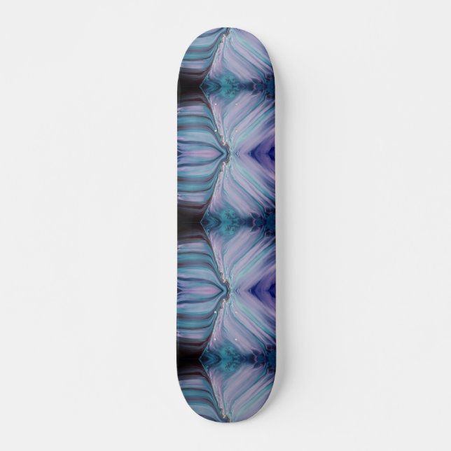 Dark Abstract Paint Skateboard (Front)