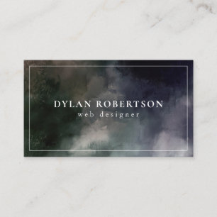 Dark Abstract Texture   Modern Business Card