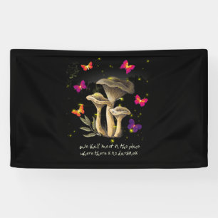 Dark Academia Aesthetic Cottagecore Mushroom Banner