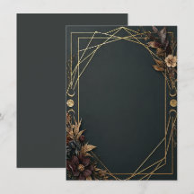 Dark Academia Boho Wedding