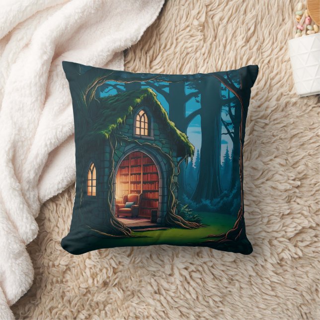 Dark Academia = Book Lover Gift Cushion (Blanket)