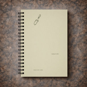 Dark Academia Botany Garden Reader Gift Notebook