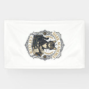 Dark Academia Cat Cat Dad Gift Idea - Dark Academi Banner