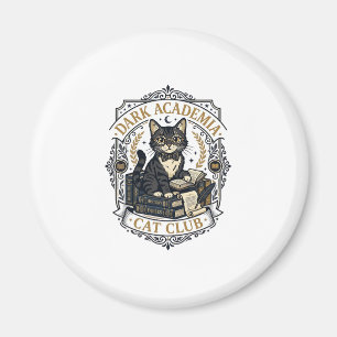 Dark Academia Cat Cat Dad Gift Idea - Dark Academi Magnet
