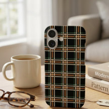 Dark Academia Moody Plaid Tartan Geometric