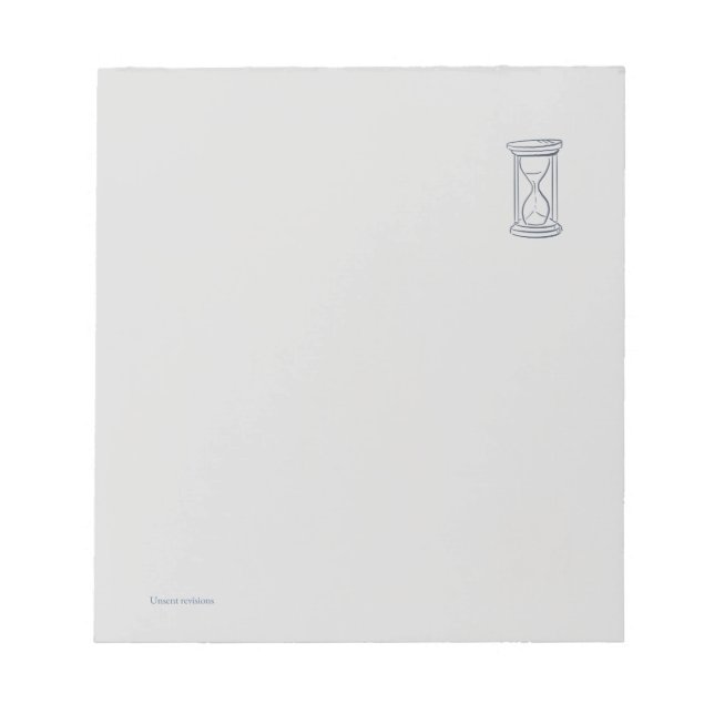 Dark Academia Night Owl Study Notepad (Front)