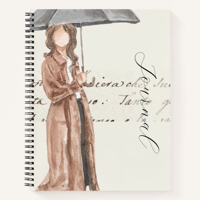 Dark Academia Notebook (Front)