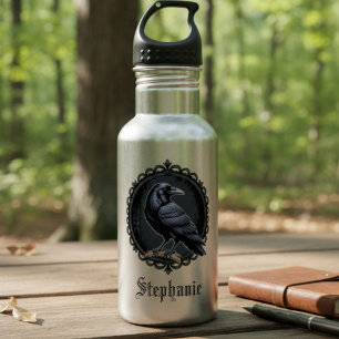 Dark Academia Raven Crow Gothic Style 532 Ml Water Bottle