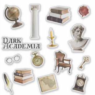 Dark Academia Sticker Set Journal Stickers