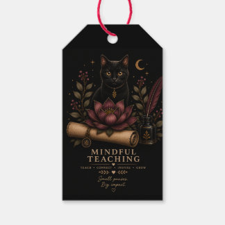 Dark Academia Teacher Gift Tag | Mindful Teaching