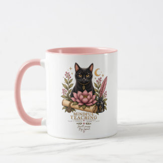 Dark Academia Teacher Mug for Her | Mindful Teachi