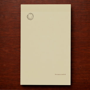 Dark Academia Wax Seal– Minimalist Vintage Library Post-it Notes