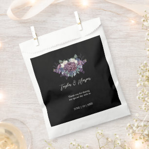 Dark Aesthetic Goth Wedding Bouquet Favour Bags