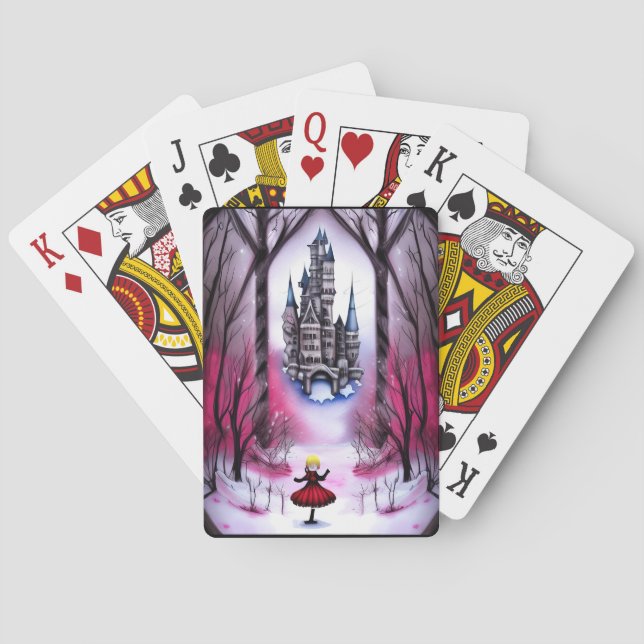 Dark Alice In Wonderland Playing Cards (Back)