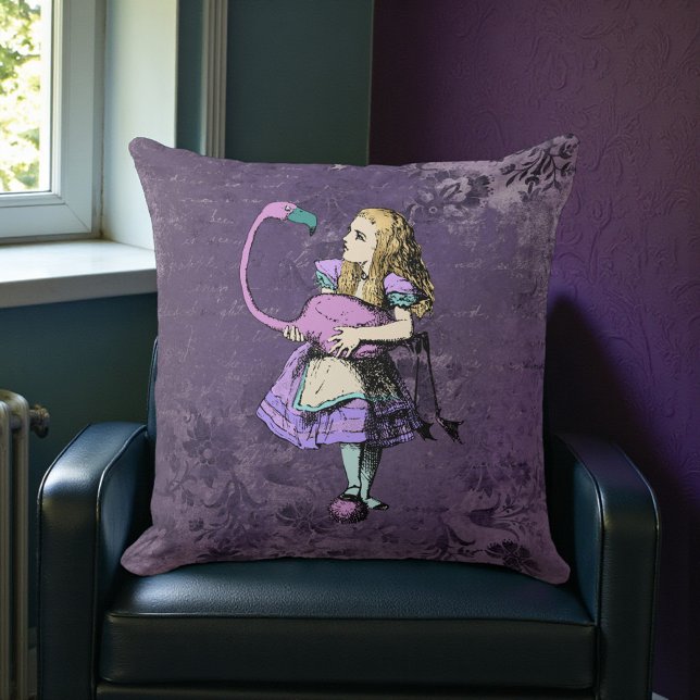 Dark Alice Rustic Deep Purple Cushion (Creator Uploaded)