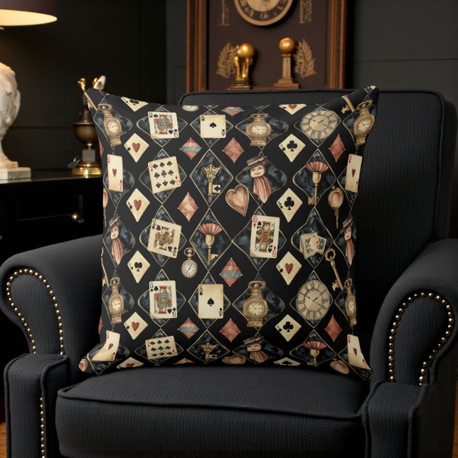Dark Alice Rustic Pattern Cushion (Creator Uploaded)