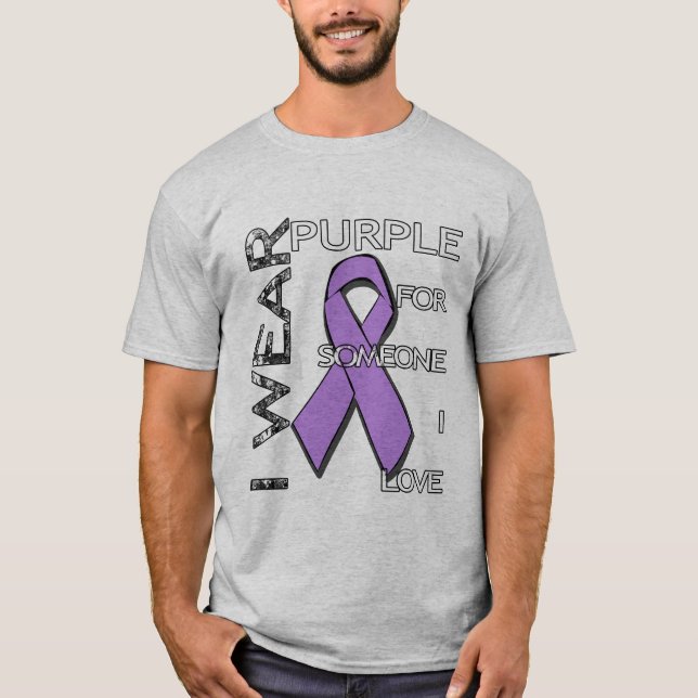 Dark Alzheimer's Awareness T-Shirt (Front)