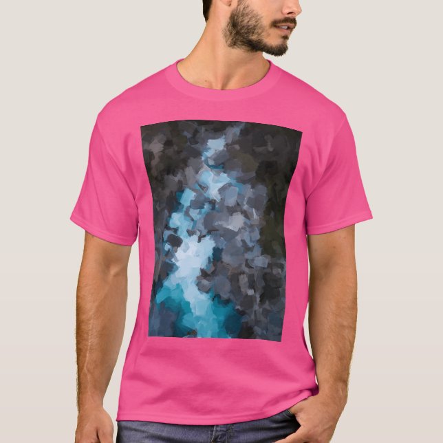 Dark And Blue T-Shirt (Front)