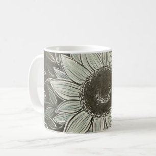 Dark and Dreamy Sunflower Mug