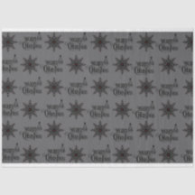 Dark and Gothic Christmas Tissue Paper