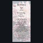 Dark and Light Mums and Daisies Programme<br><div class="desc">If you love mums and daisies these beautiful "Dark and Light Mums and Daisies" wedding supplies would be a perfect choice. Choose from cards,  magnets,  labels. Can be used for a wedding,  engagement party or anniversary party.</div>